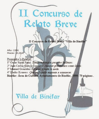II Concurso de relato Breve Villa de Binéfar 