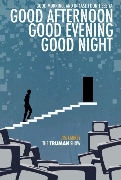 Pipoca com Manteiga!: Redesign de cartazes de O Show de Truman