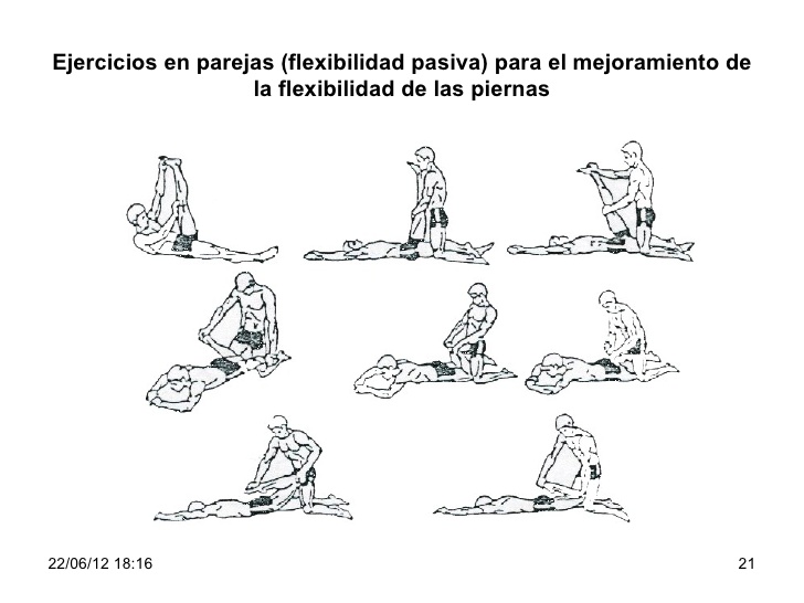 De flexibilidad Ejercicios