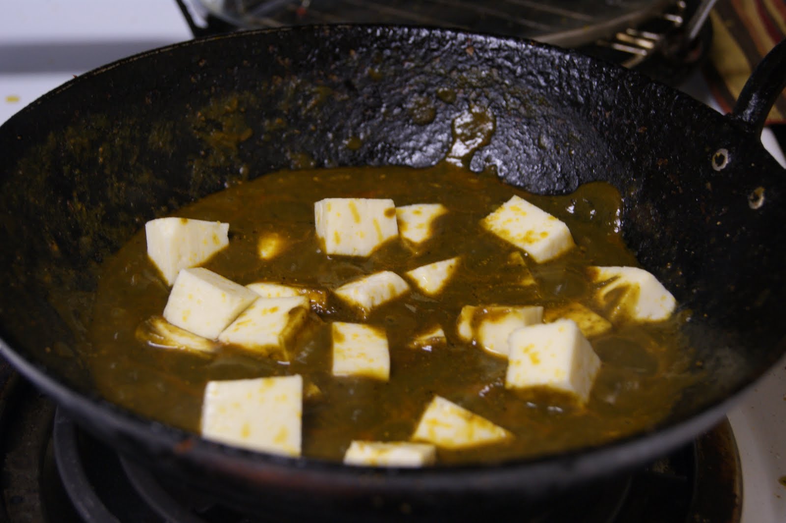 Palak- Paneer Curry (Spinach- Paneer Curry)