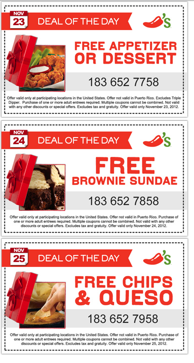 FreebiEasy: COUPON-- FREE Appetizer or Dessert, Brownie Sundae, and ...