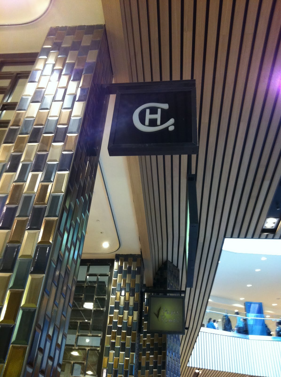 Lower Road Signs Hotel Chocolat , Westfield Stratford