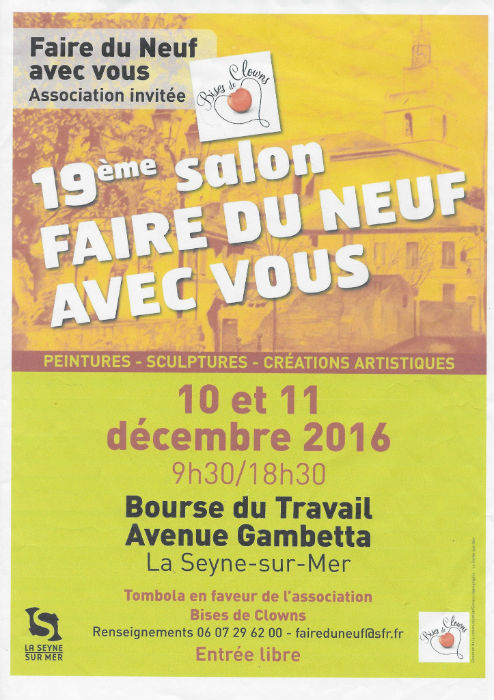 Exposition Claudine Mistral à la Seyne sur mer Exposition Claudine Mistral à la Seyne sur mer