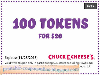 Free Printable Chuck E Cheese Coupons Free Printable Chuck E Cheese Coupons