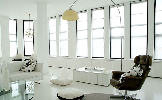 White Apartment, Black Accents | Interior Decorating, Home Design ...