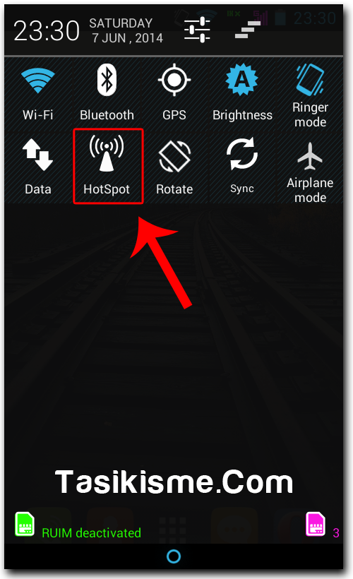 setting android sebagai hotspot