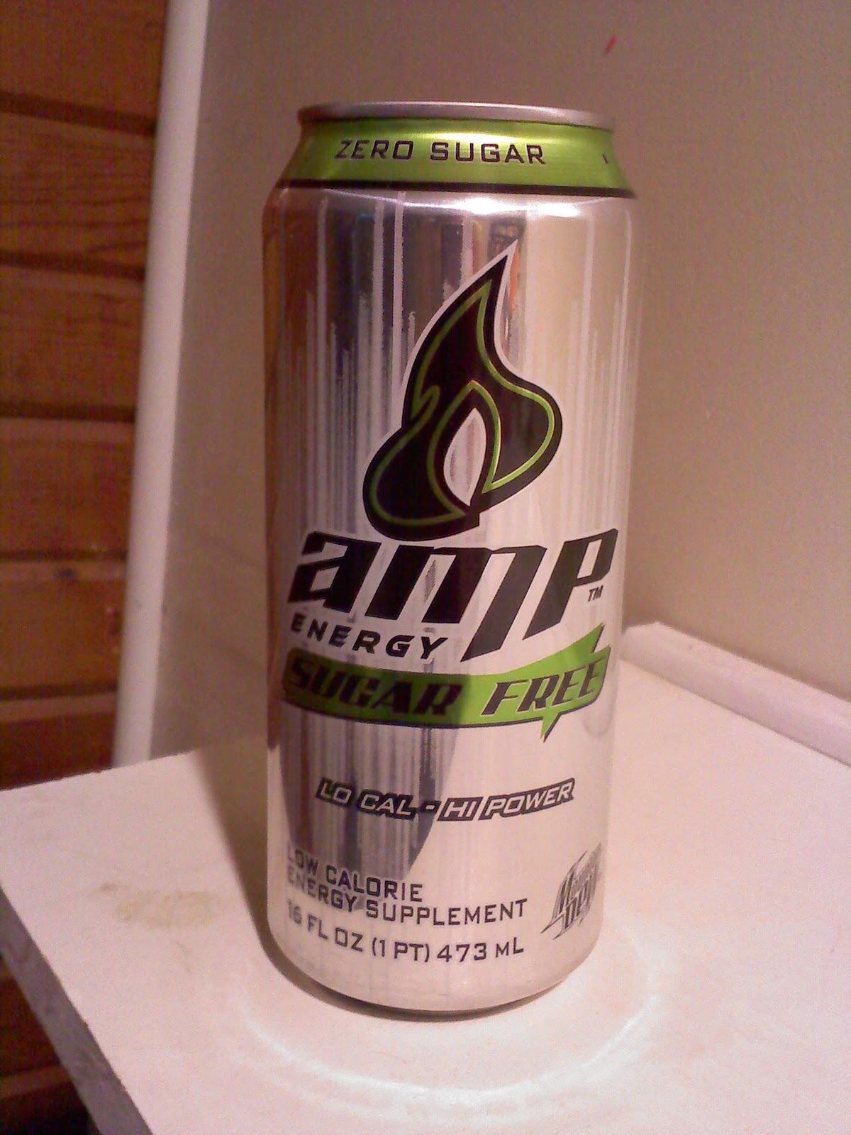 CAFFEINE! Review for Amp EnergySugar Free