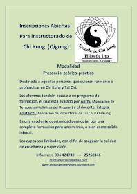 CURSO INSTRUCTOR EN CHI KUNG, PRESENCIAL O DISTANCIA