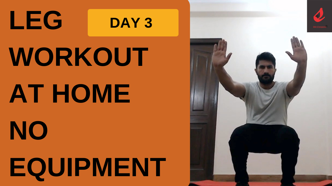 Leg Workout At Home With No Equipment