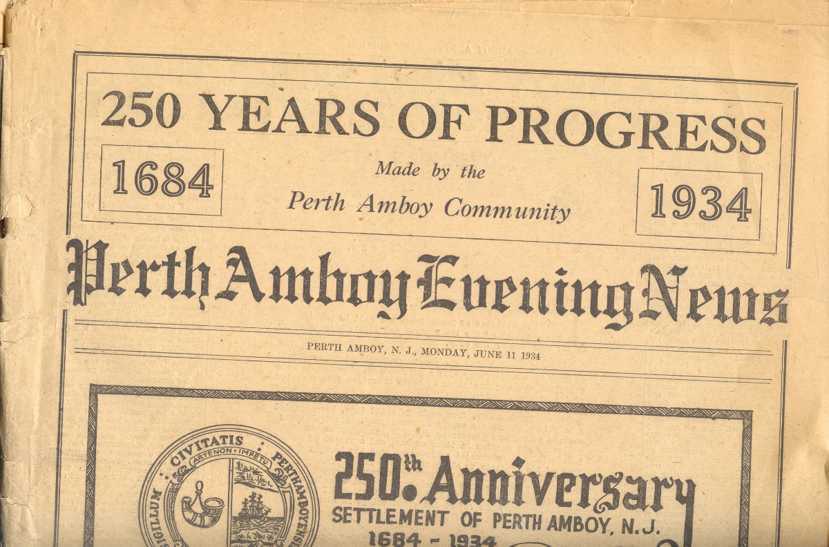 Historic Perth Amboy Virtual Museum Perth Amboy Newspapers