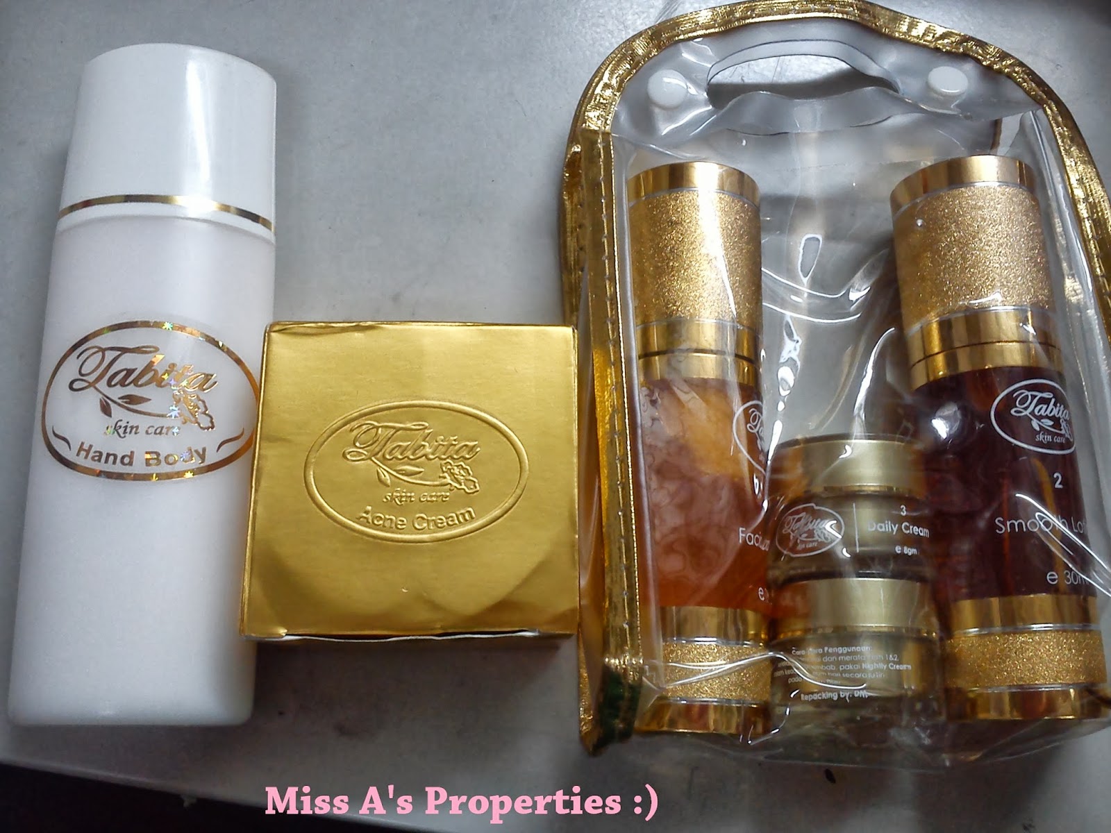 Belongs to Miss A Product review IBUPUTIH whitening cream and TABITA hand body lotion