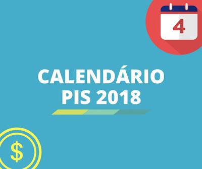 Calendário do PIS 2018