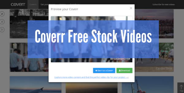 coverr free stock videos