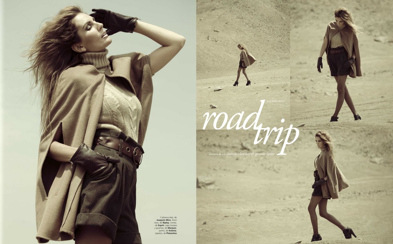 road trip fashion editorial