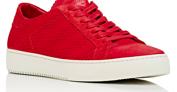 Off white perforated sneakers Clearance