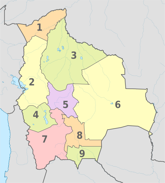 Departemen di Bolivia