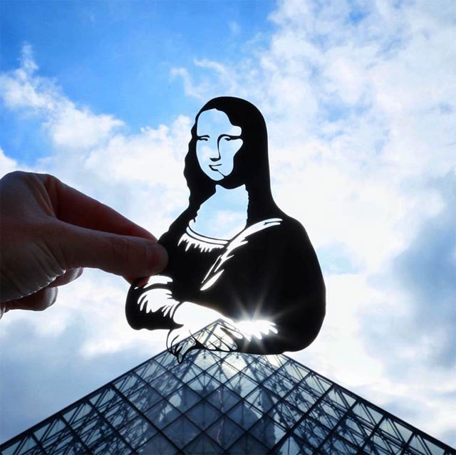 11. - Artist Adds Creative Twist To His Travel Photos with Paper Cut Outs