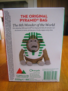 PG Tips Original Pyramid Tea Bags White Packaging Revamp - Egyptian Monkey