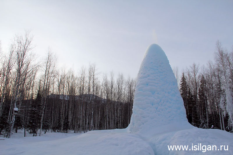 Ледяной фонтан 2016. Национальный парк "Зюраткуль". Челябинская область
