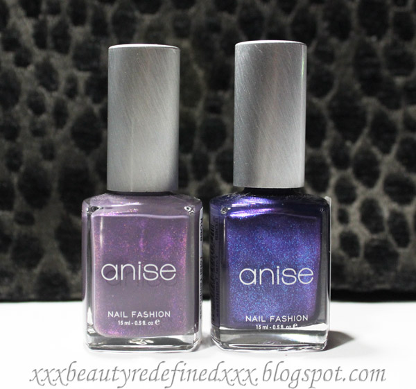 BeautyRedefined by Pang Anise Nail Polish Total Temptress and Wee Hours