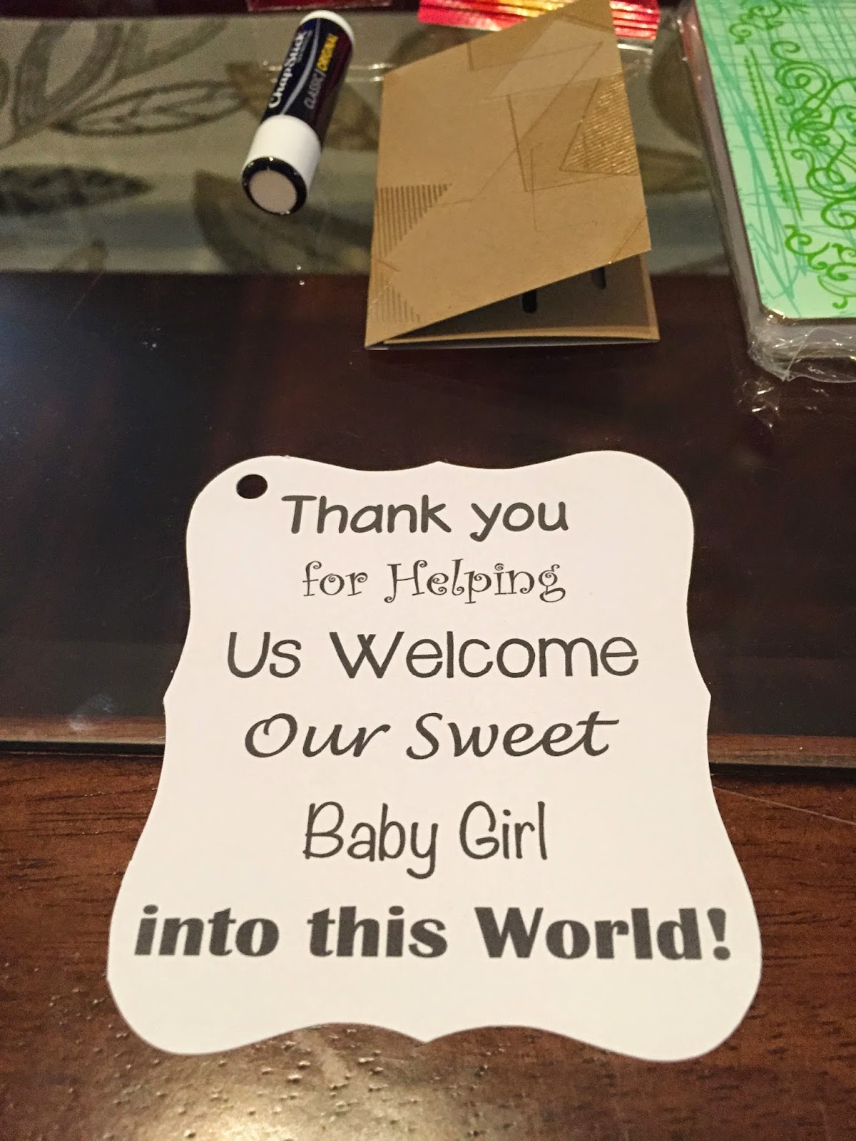 Organized Chaos Goodie Bags for my Delivery nurses