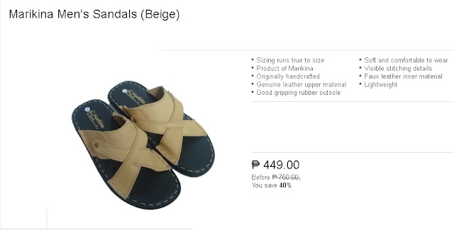 marikina sandals for men