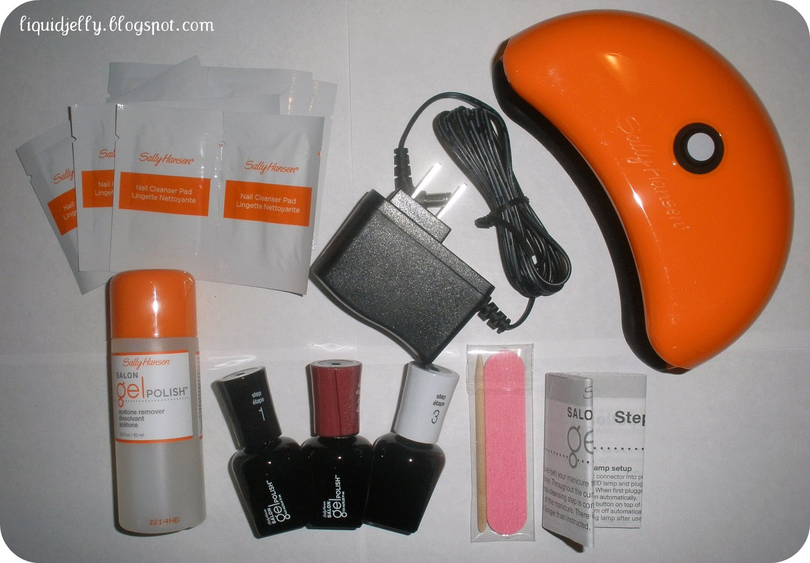 Liquid Jelly Sally Hansen Gel Polish Starter Kit Review