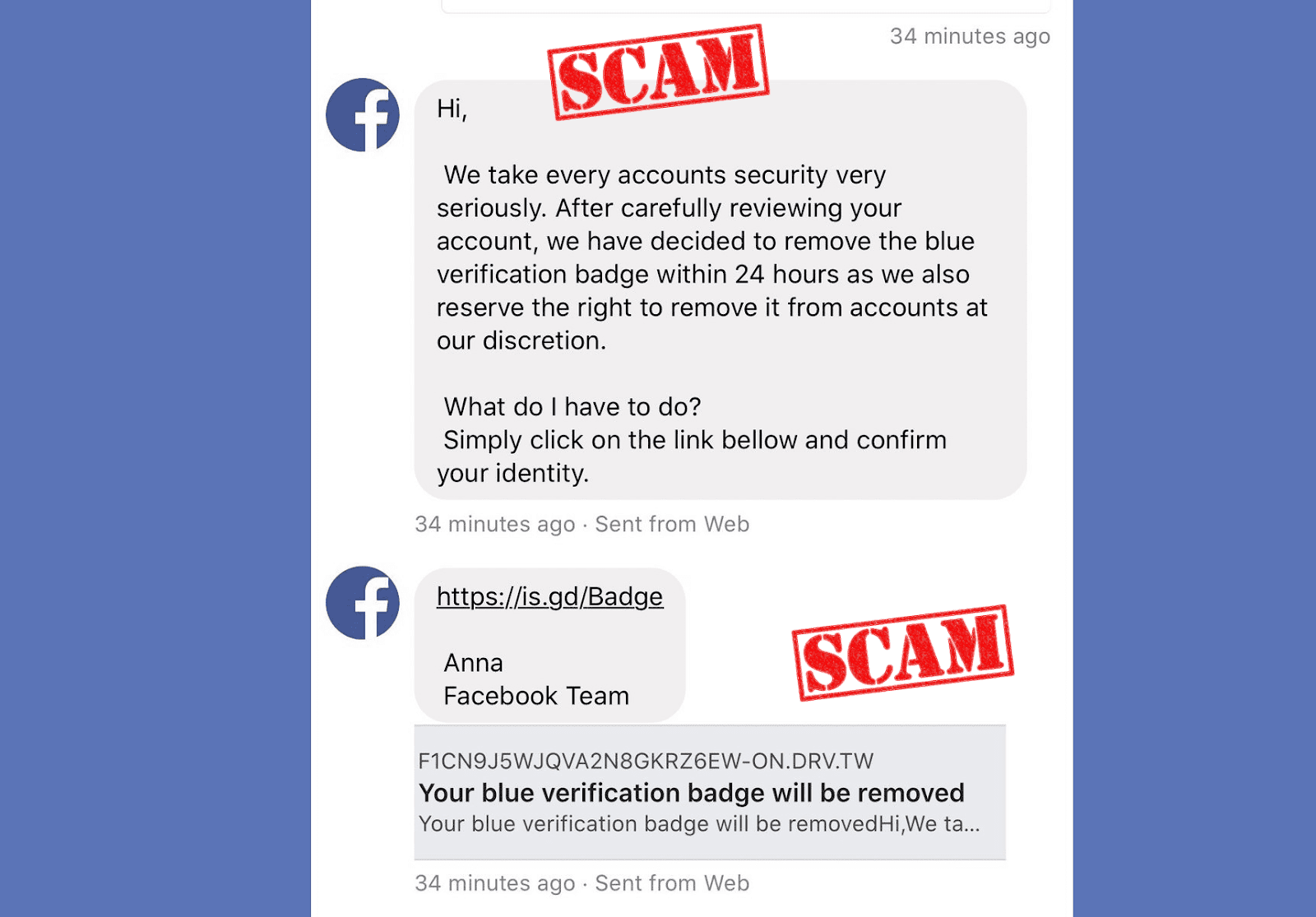 That Facebook account verification email in your inbox is a scam