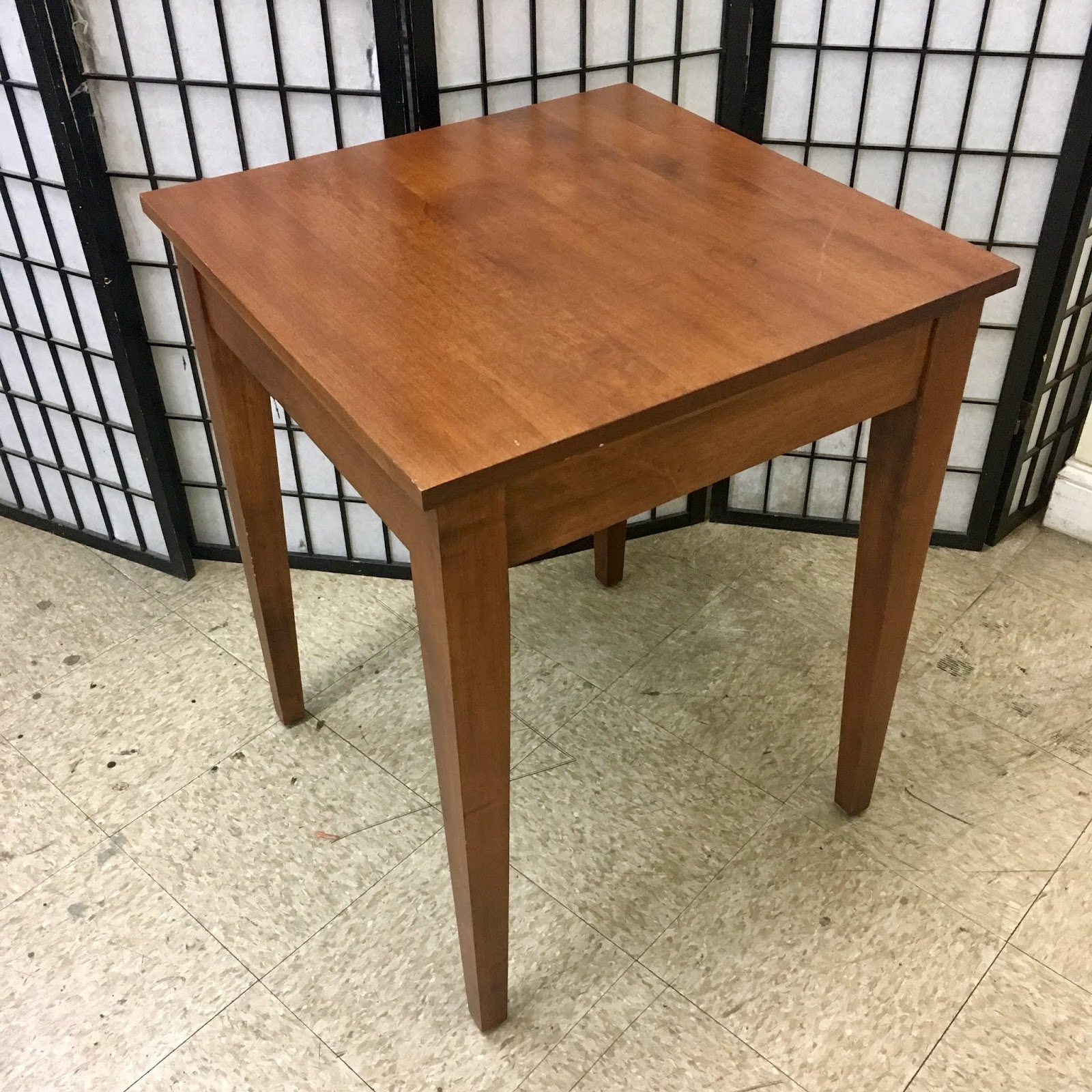 Uhuru Furniture Collectibles Hardwood End Table By Ethan
