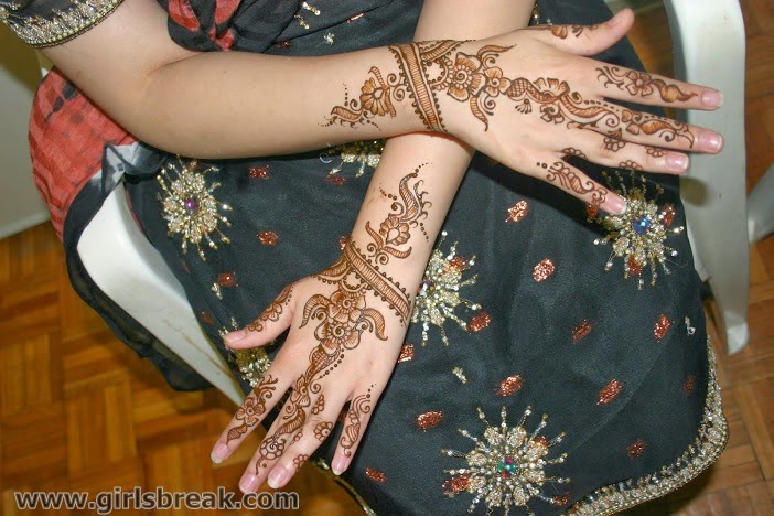 Eid Mehndi Designs Latest 2014 Pictures For Girls and Womens