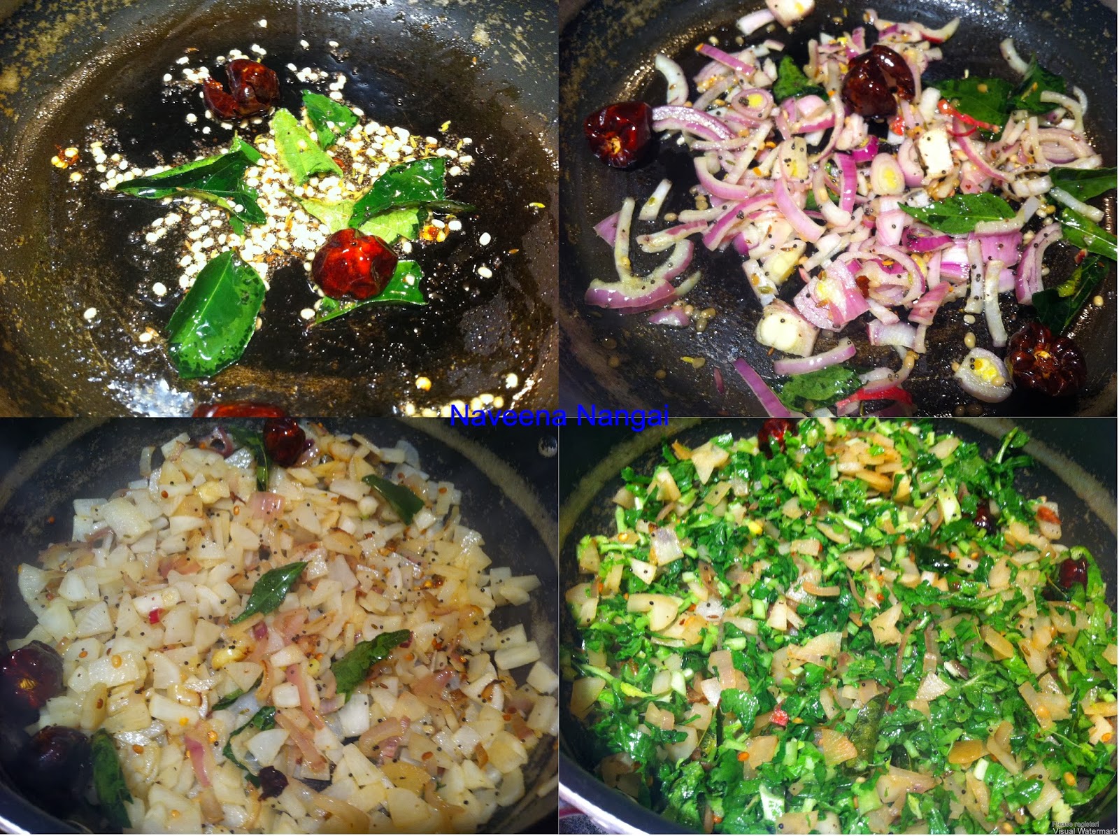 Radish Leaves Poriyal (Mullangi Keerai Poriyal)