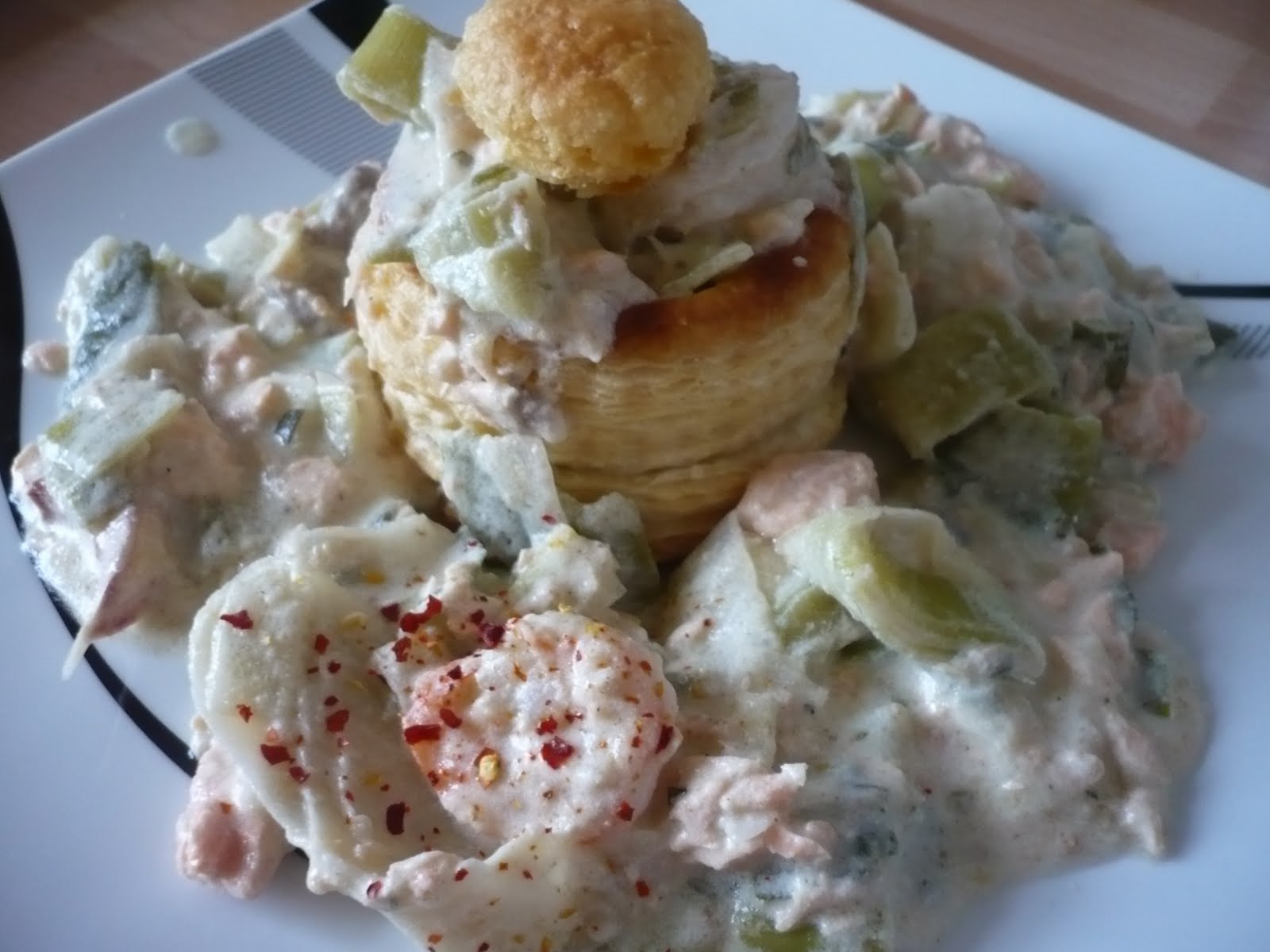 Celle qui cuisinait ou le plaisir de cuisiner: Bouchées à la reine de