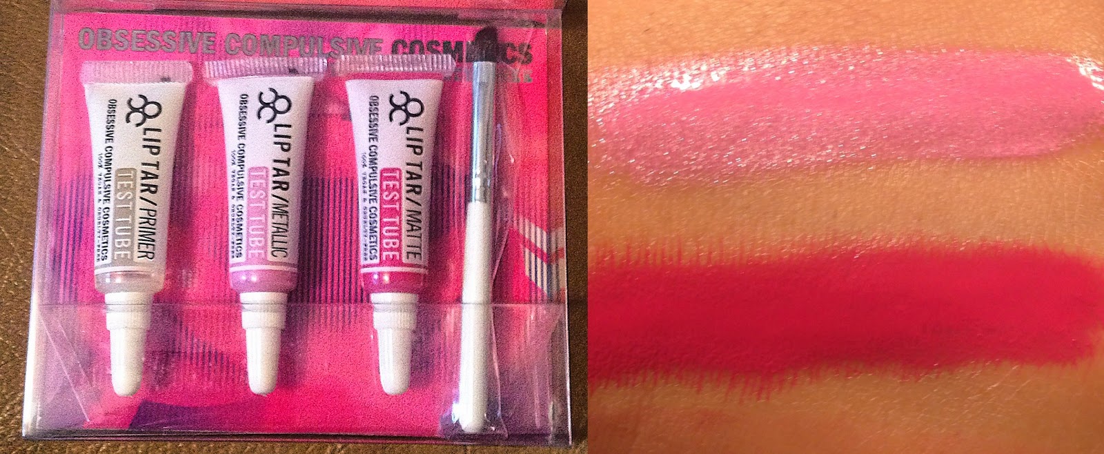 Super Glam Glam Obsessive Complusive Cosmetics Lip Tar Test Tubes