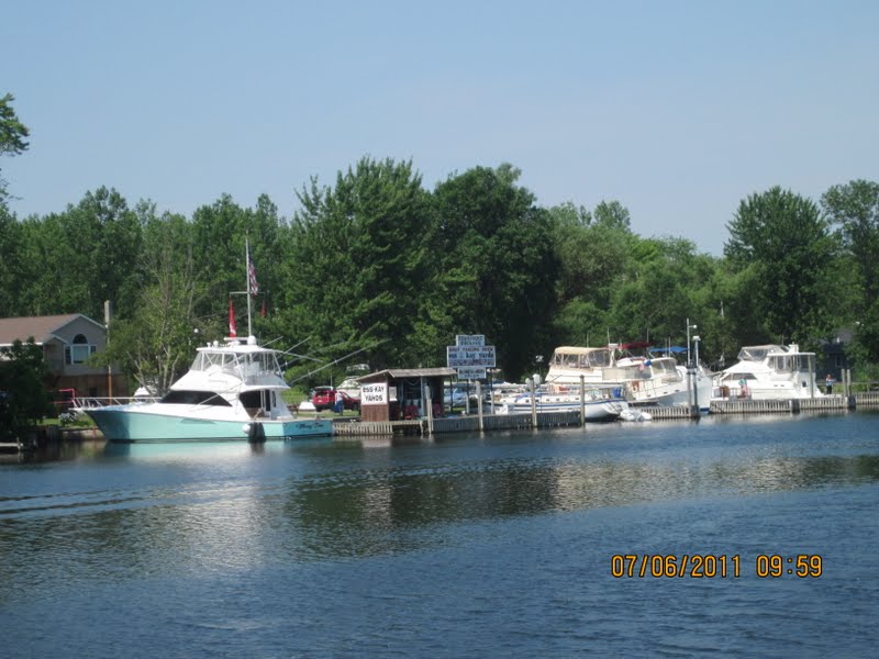 Crawdad on the Loop Erie Canal, Brewerton, NY, EssKay Yard....busy, busy!