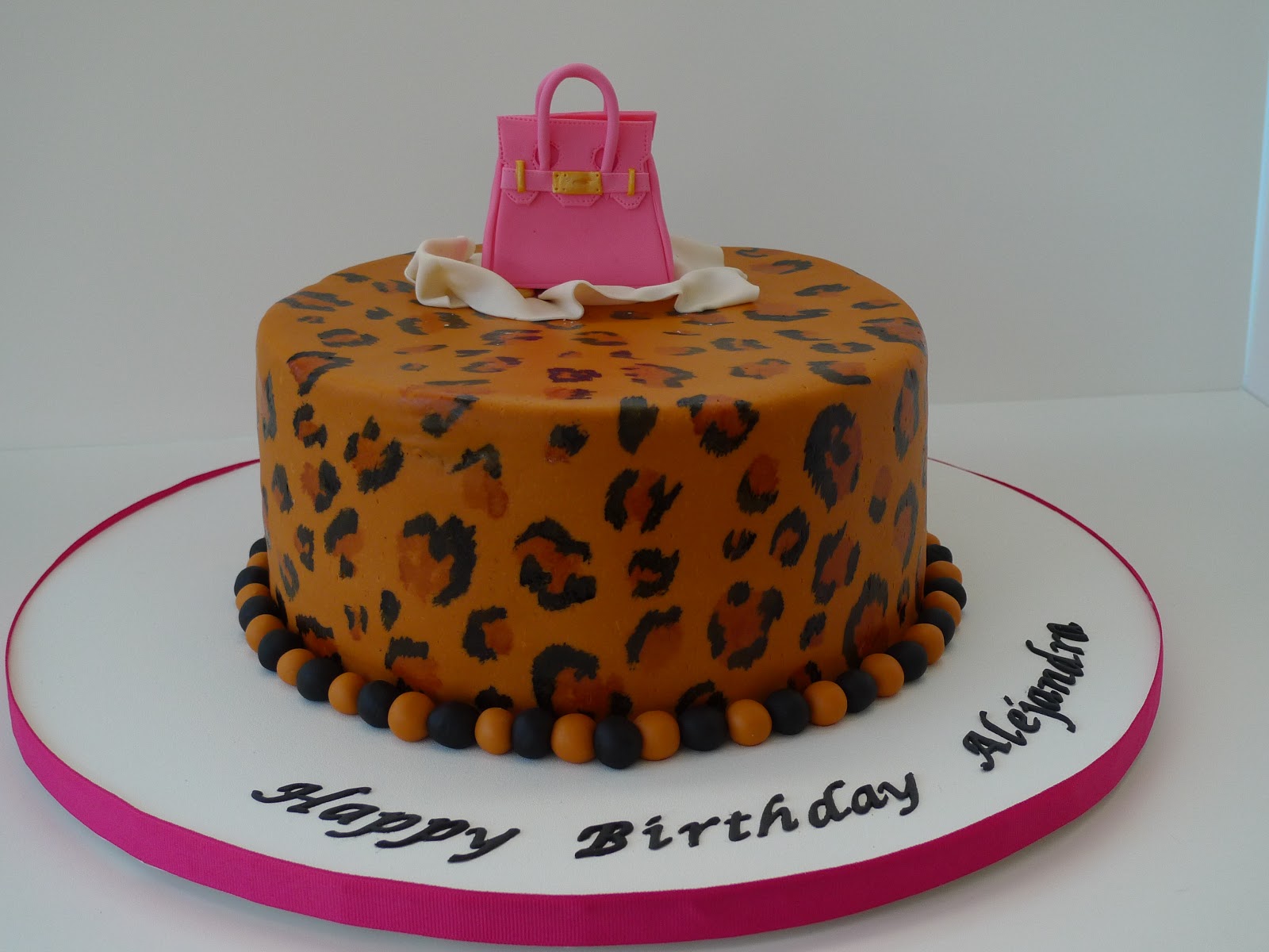 A Special Cake: Birkin Bag & Leopard Print