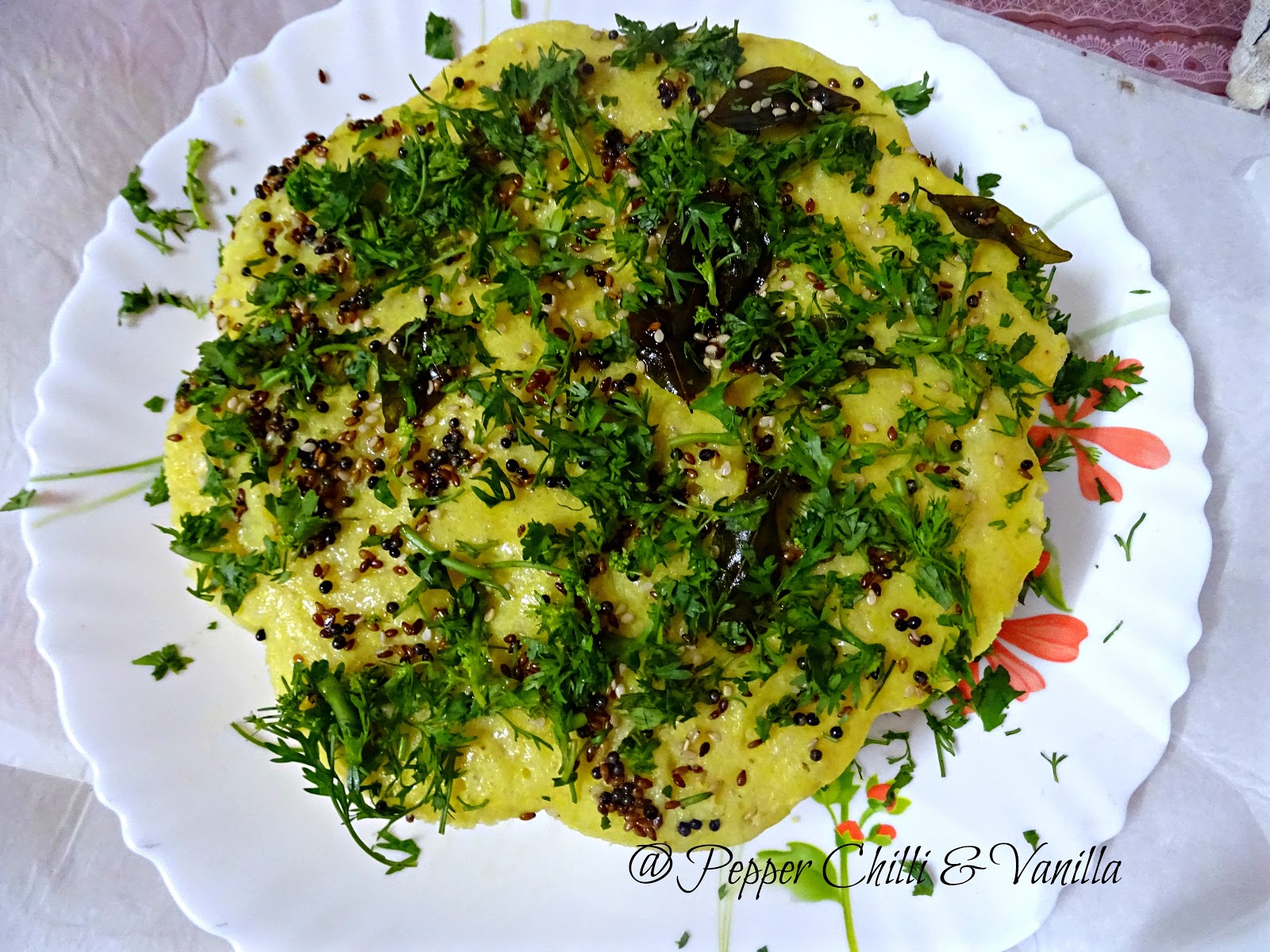 Nylon Khaman /Instant Khaman Dhokla Pepper, Chilli and Vanilla