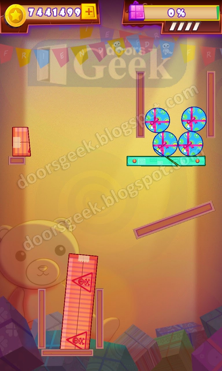 Cut the Box Level 227 Solution Doors Geek