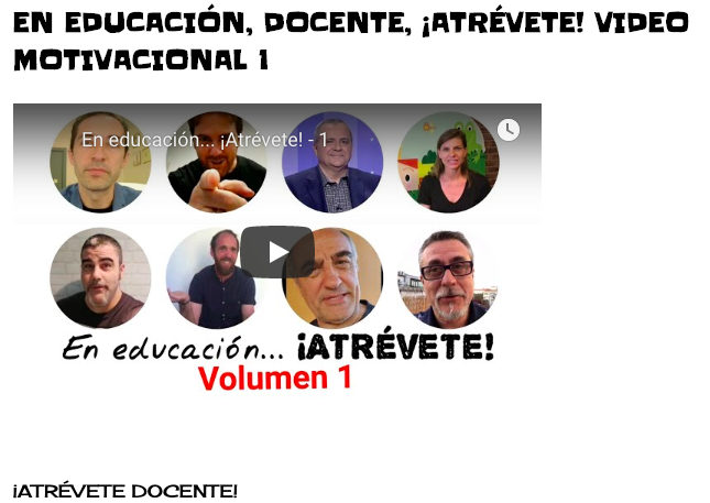 EN EDUCACIÓN, DOCENTE ¡ATRÉVETE! VOLUMEN 1