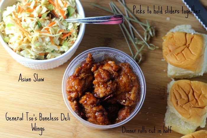 Easy Sweet and Spicy General Tso's Wings Sliders | Renee's Kitchen Adventures