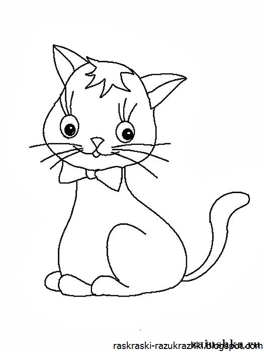 раскраска котик для ребенка 4 года. кошка раскраска для детей. раскраска котик для ребенка 4 года. кошка раскраска для детей. котенок для раскрашивания детям.