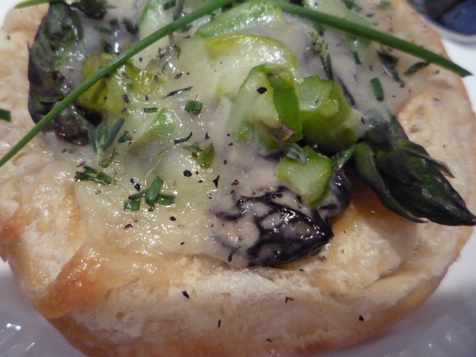 The Quail's Nest Morel Mushroom/Asparagus Tartlets