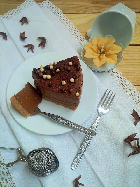 Tarta De Café Y Caramelo 
