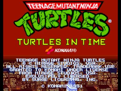 街機大型機台電玩忍者龜2代+作弊碼(金手指)，Teenage Mutant Ninja Turtles II：Turtles in Time！