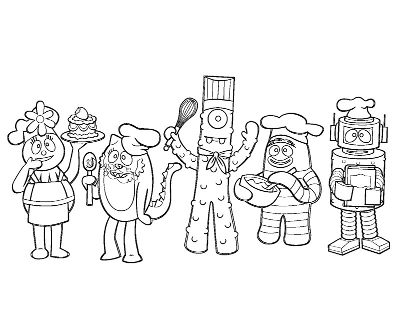 yogabbagabba coloring pages - photo #12