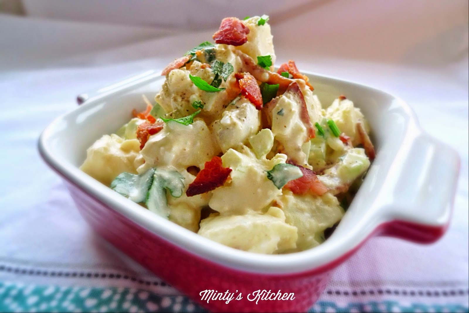 Minty's Kitchen Creamy Potato, Bacon & Egg Salad