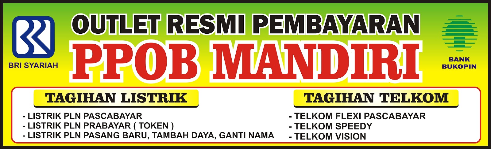 Download Contoh Spanduk PPOB.cdr KARYAKU