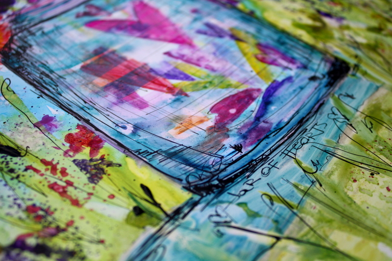 Sweet Repeats Watercolor gone Wild! On Yupo Paper...