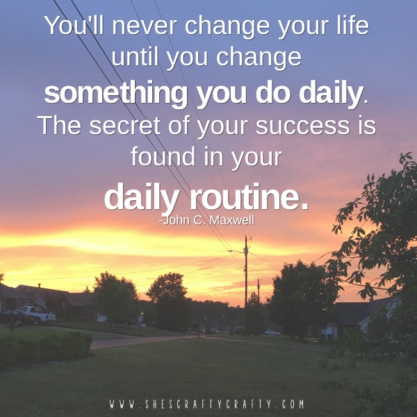 She's Crafty Why I get ready every day as part of my self care practice