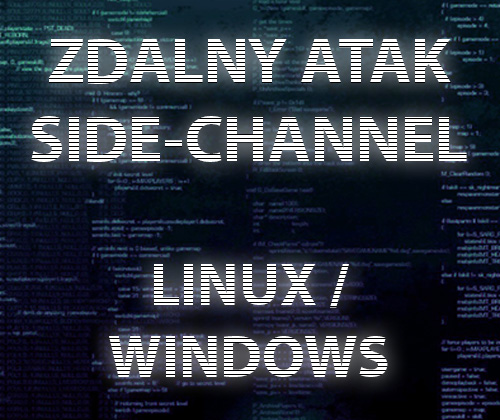 Pierwszy zdalny atak typu side-channel na pamięć podręczną stron
