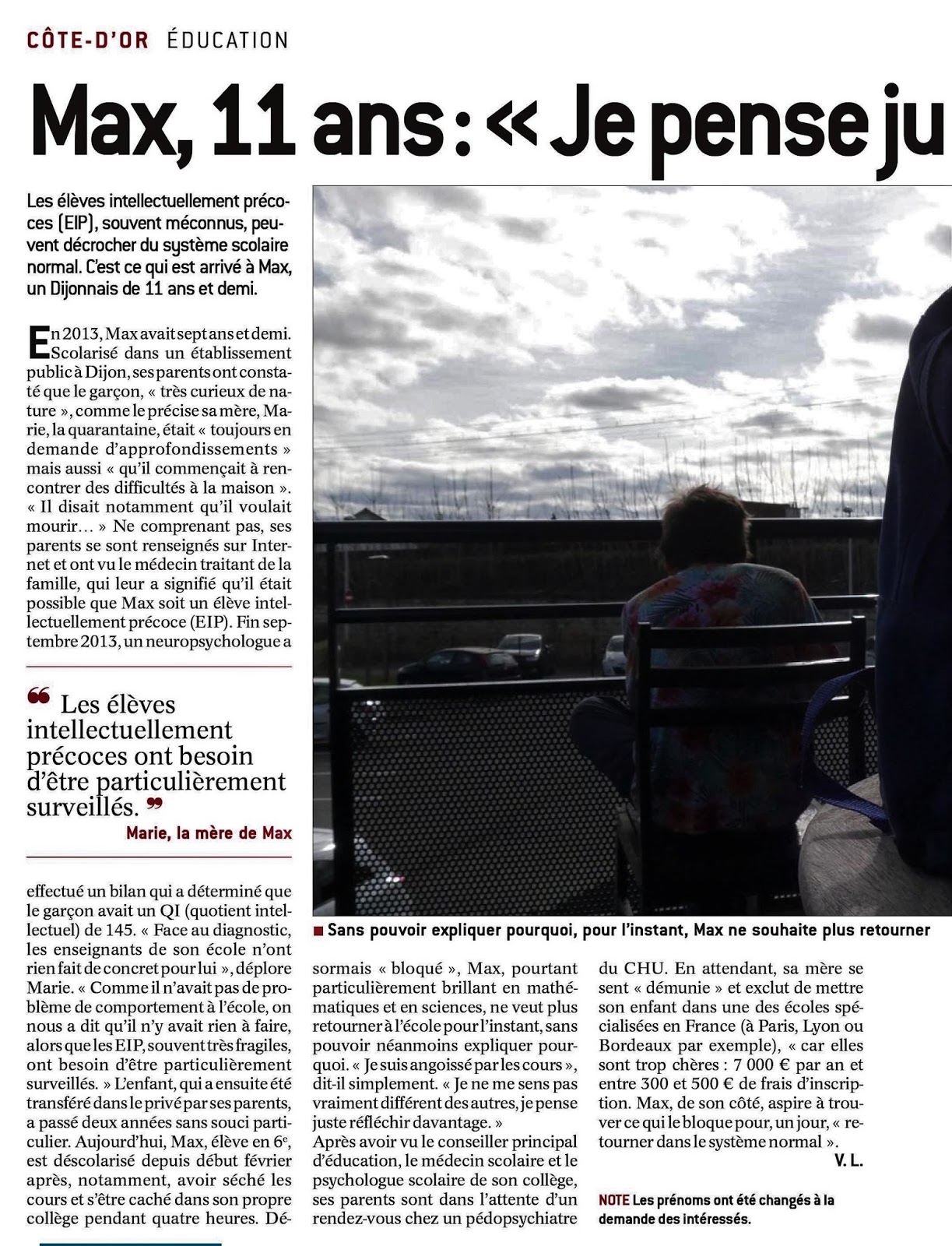 Zèbrécriture  le blog TÉMOIGNAGE  ARTICLE DE PRESSE PARU DANS LE